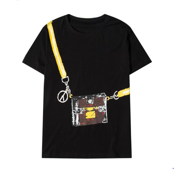 

fashion men t shirts summer short sleeved tees 012345108916, White;black