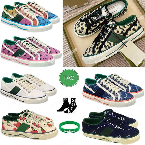 

designer tennis sneakers men women casual shoes white pink classic embroidery trainer denim vintage runner trainers skate designers womens s, Black