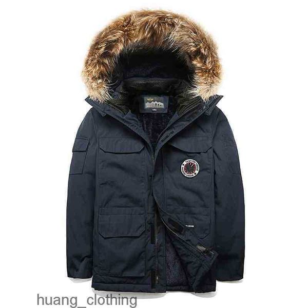 

canadian goose jacket men's down parkas winter goode cotton padded clothes plush thickened mens medium large warm7v4rx 27kjke, Black