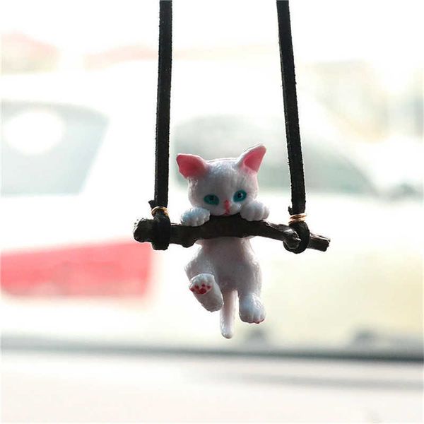 

interior decorations car pendant creative cute branch cat rearview mirror pendant car interior decoration for girls car interior accessories