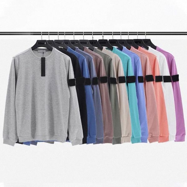 

designer toney mens sweatshirts island casual pullover autumn o neck black stone hoodie womens 18 candy color long sleeve sweater with compa