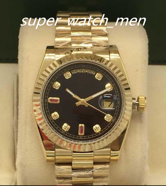 

15 style mens sports double calendar large window watches automatic mechanical dimond 41mm watches fashion business stainless steel gold mov, Slivery;brown