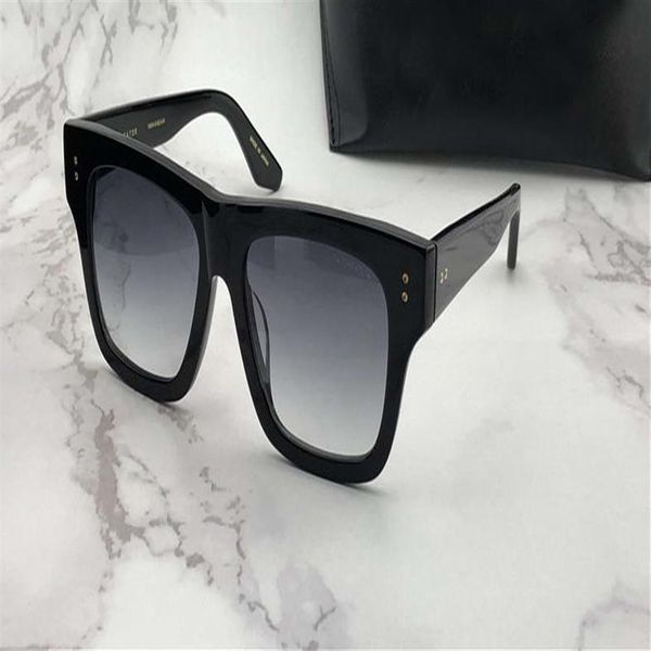 

creator black square sunglasses grey gradient lens sonnenbrille des lunettes de soleil mens glasses gafas de sol new288r, White;black