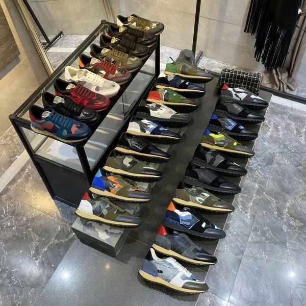 

mesh valentinoly triple designer rubber shoes white rockrunner fabric sneakers stud mens black trainers bre camouflage