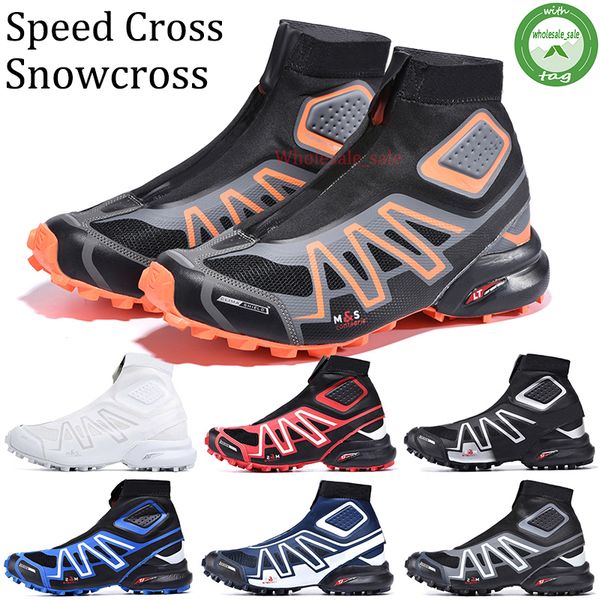 

new running shoes men salomon speed cross boot boots cs mens black and white fluorescent orange dark grey yellow wine red black trainers out