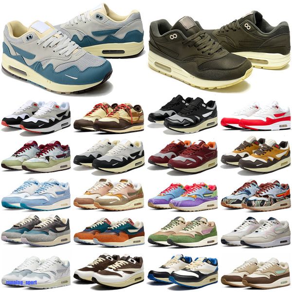 

running shoes men women 1 87 sean wotherspoon patta waves noise aqua monarch travis cactus jack baroque brown anniversary royal red trainer