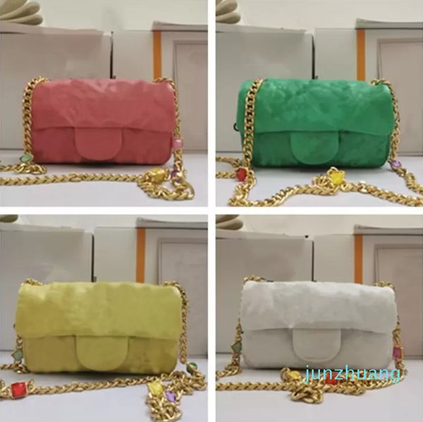 

cc bag designer luxury shoulder bags flap quilted lambskin matrasse gold paris chain shoulder bag
