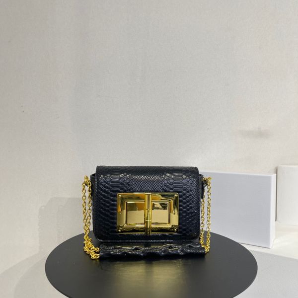 

2023 quilted crocodile leather womens shoulder bag large small natalia designer chain bag women tom purse