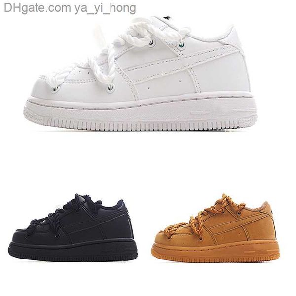 

kids children baby ow airforce 1 running shoes mens sneakers utility triple white black volt just orange red wheat low platform shoe men yay