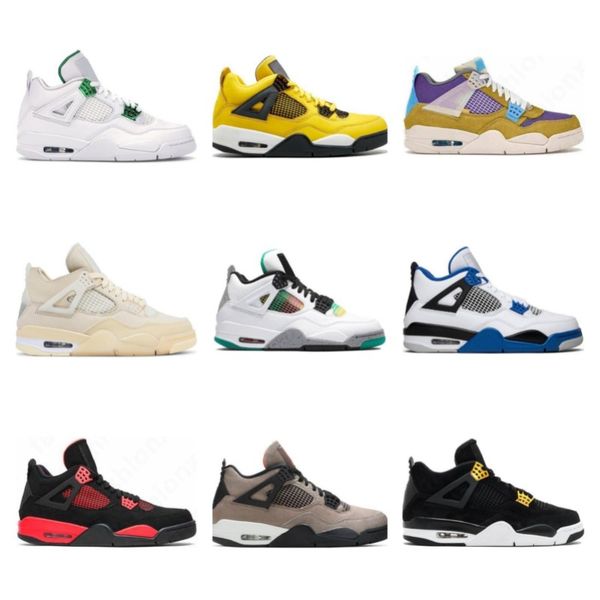 

wholesale mens 4 basketball shoes 4s white cement what the toro bravo taupe haze tattoo starfish red thunder nostalgia diy trainers sports s
