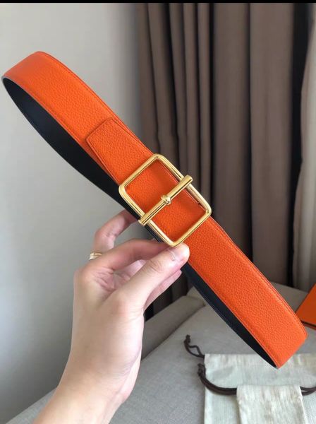 

h togo leather belts for mens and womens designer luxury letter buckle belt fashionable men charm decoration38 mm ht0039, Black;brown