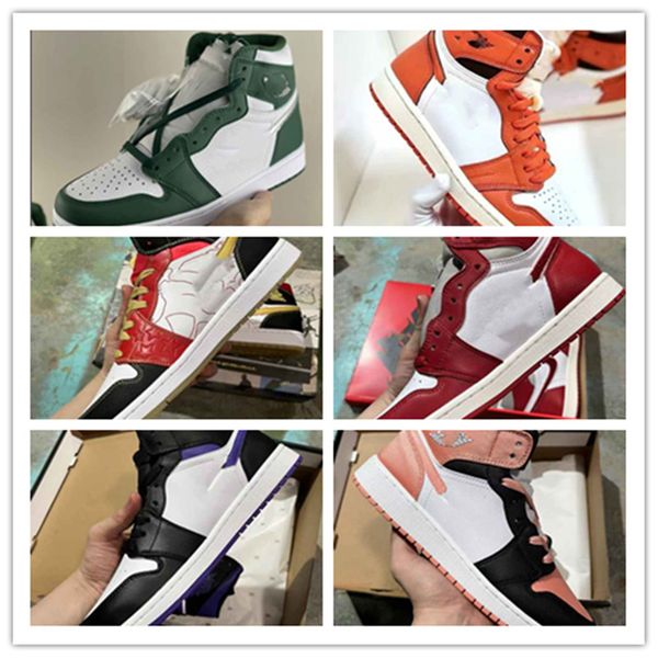 

1s shoes air authentic 1 high og wolf grey sail pn dust white low men women georgetowm starfish elephant toe volt multi color