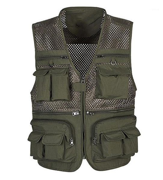 

men039s vests tactical vest molle swat army fan multipocket breathable outerwear outdoor hunting hiking camping vest19059775, Black;white