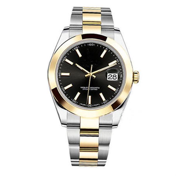 

v3 wristwatch quality sapphire glass stainless steel solid clasp luminous mechanical automatic men's wristwatches2032, Slivery;brown