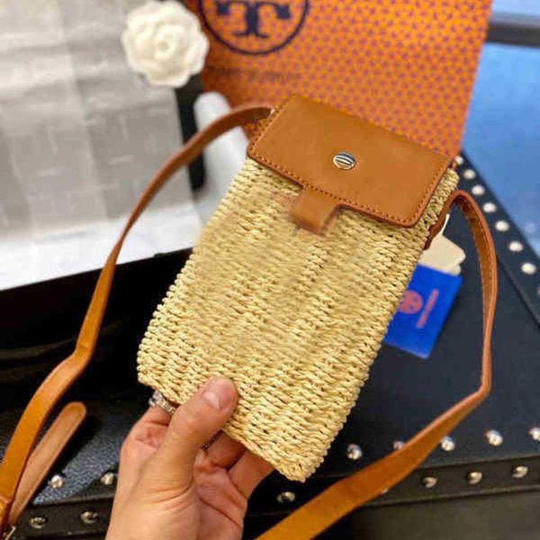 

womens evening bags woven straw mobile phone ladies crossbody messenger bag summer bohemia beach rattan shoulder pack small solid coin purse
