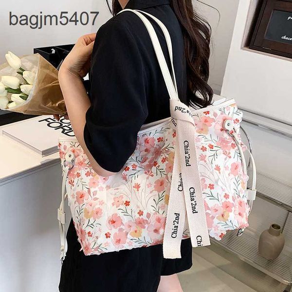 

factory 50% fashion bags wholesale and retail lace broken flower for women summer new versatile large capacity style one shoulder tote
