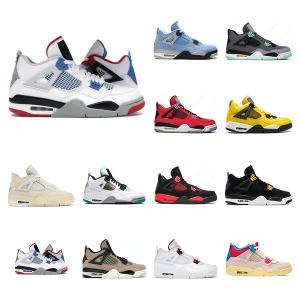 

4s men basketball shoes 4 diy green glow alternate 89 what the toro bravo taupe haze tattoo starfish red thunder nostalgia sports trainers m