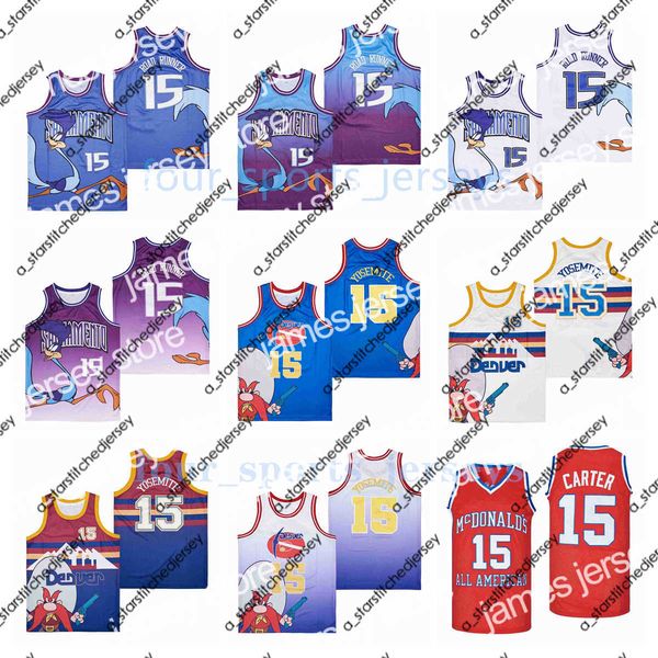 

basketball jerseys james ncaa movie basketball jerseys road runner yosemite carter men size s--xxl white black, Black;red
