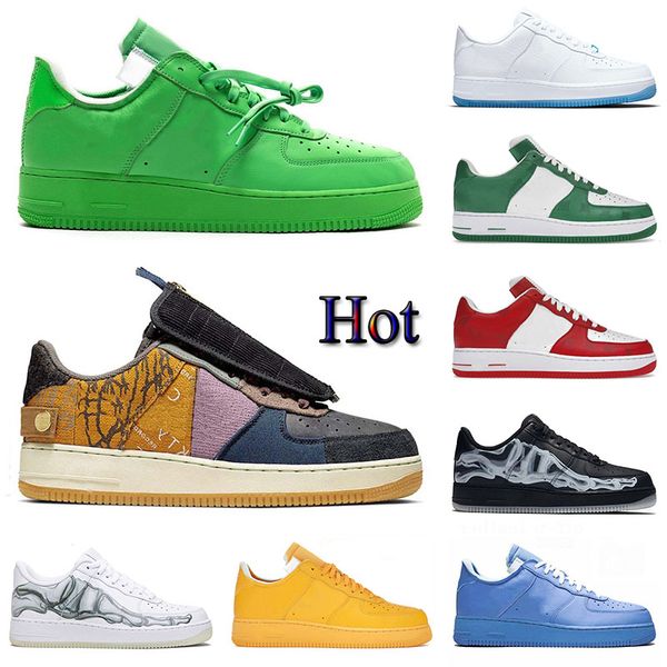

casual shoes platform designer mens trainers for men cactus jack light green spark university gold skeleton black virgil ablohs white red sn