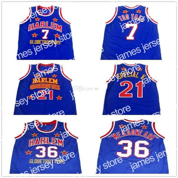 

basketball jerseys too tall #7 basketball jerseys kevin special k #21 meadowlark lemon #36 ella williams #30 harlem globetrotters men's, Black;red
