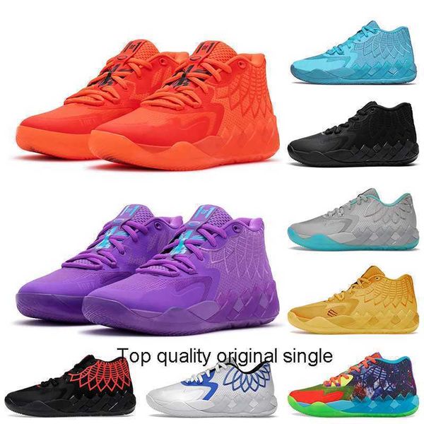 

lamelo balls basketball shoes mb.01 not from here red blast rick and morty buzz queen city unc 1of1 lo unc iridescent white black outdoor