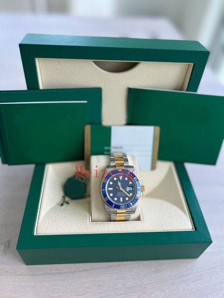 

luxury wristwatch 116613ln 18k yellow gold ss black ceramic bezel box papers men's automatic watch ocsy, Slivery;golden