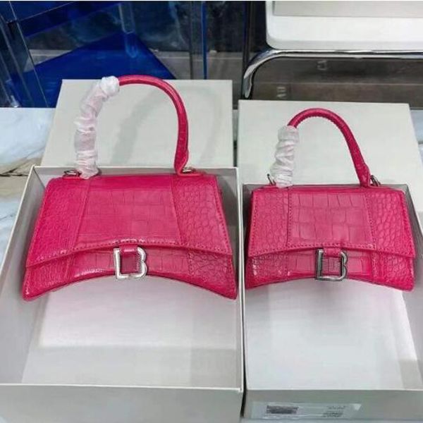 

2023 hourglass shopping bags handbags women totes single shoulder crossbody half moon luxury brands designer leather classic retro purse wal