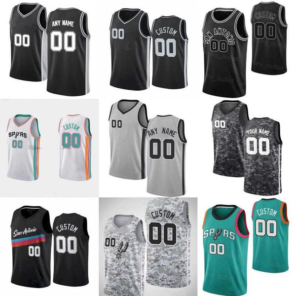 

men women youth san antonio''spurs''custom 10 jeremy sochan 41 gorgui dieng 35 romeo langford 14 blake wesley 22 malaki, Black;red