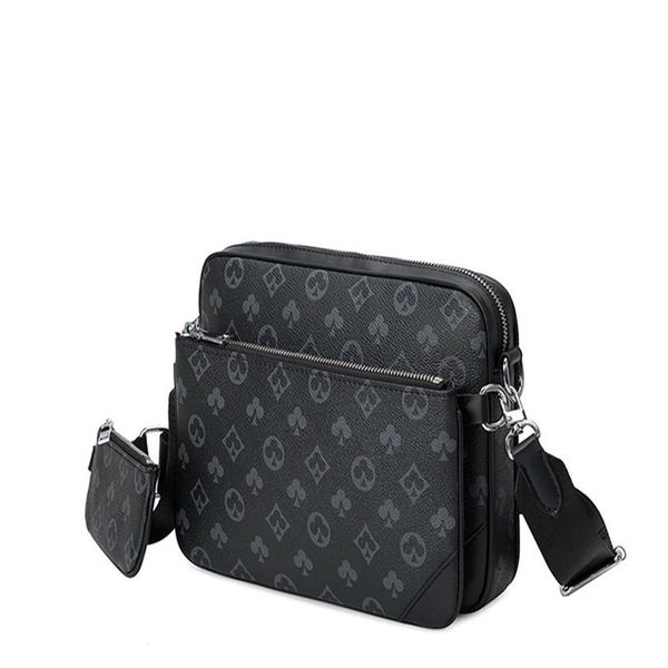 

men's messenger bags luxury deisgner handbags leather shoulder crossbody for women men business tote cluth bag sac a main wal287u