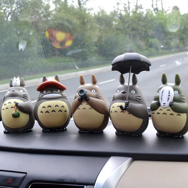 

interior decorations car interior ornament anime cute totoro no face man action figure model auto cartoon faceless man decor accessories gif