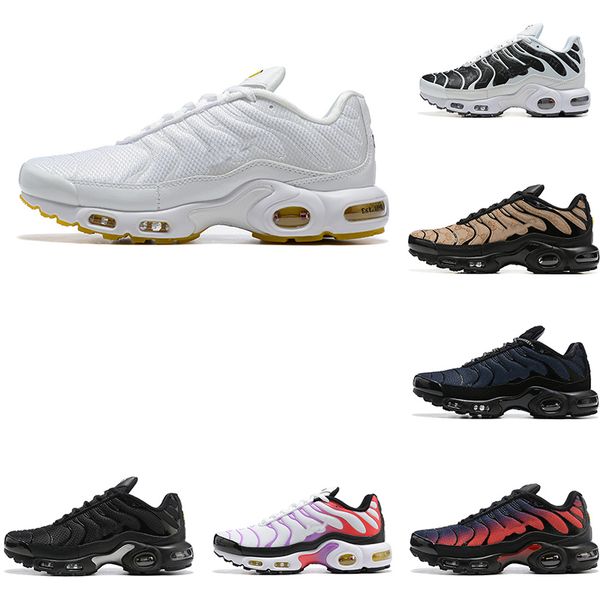 

new tn plus mens running shoes university red triple black silver white gold bumblebee atlanta magic play together pink blast trainers sport