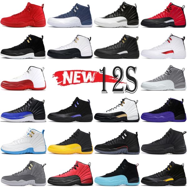 

men 12s baskaetball shoes 12 black hyper royal royalty playoffs dark concord reverse flu game university gold french blue the master mens sn