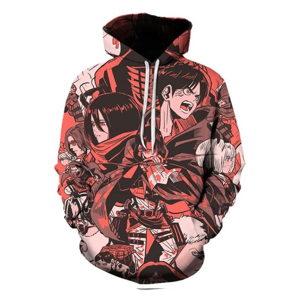 

attack on titan heal men is a 3d printed hoodie visual impact party punk goth round neck american sweatshirt hood7941077, Black