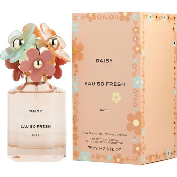 

daze daisy perfume cologne for woman fragrance 75ml 2.5 fl oz eau de toilette edt spray designer perfumes longer lasting fragrances scents g