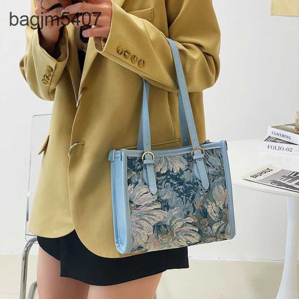 

factory 50% fashion bags wholesale and retail bag women's new women autumn one shoulder underarm portable oil painting tote canvas