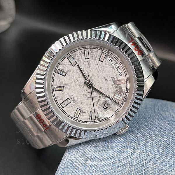 

sichu1 men's automatic mechanical watch 41mm 904l u2 designer all stainless steel exquisite swimming watches sapphire luminous sports c, Slivery;brown