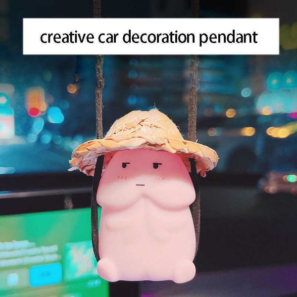 

interior decorations car pendant cute anime little dd swing auto rearview mirror hanging ornaments interior decoraction accessories for girl