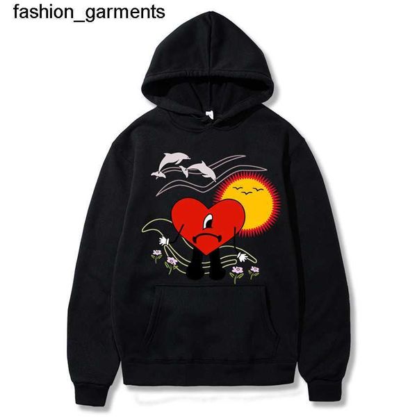 

men's hoodies sweatshirts new un verano sin ti hoodie bad bunny hoodie men designer women, Black