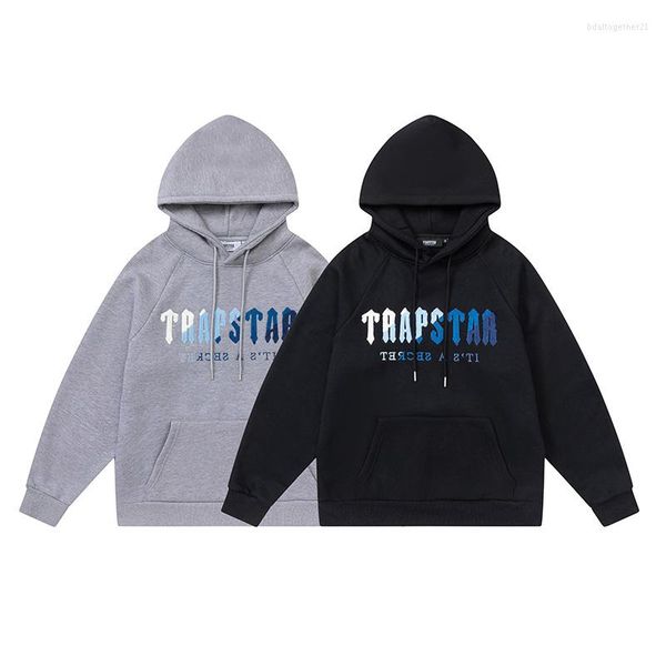 

men's hoodies men woman blue towel embroidery pullovers fleece hoody sweatshirts s-xl, Black