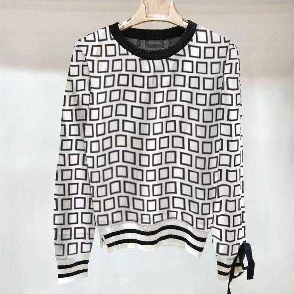 

women's sweaters designer woman cardigan sweater clothing spring and autumn turtleneck fashion product hua apparel pullover 4p2u, White;black