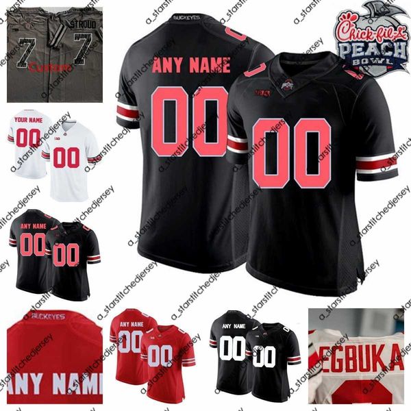 

american college football wear custom stitched college football jersey jk johnson omari abor david adolph kojo antwi mason arnold kamryn bab, Black
