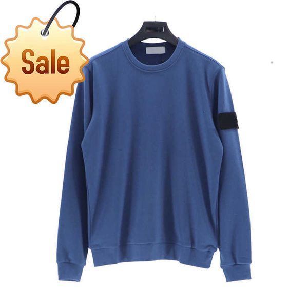 

men's hoodies sweatshirts men's solid color longsleeved sweater spring and autumn cotton loose comfortable stone sleeve label men, Black