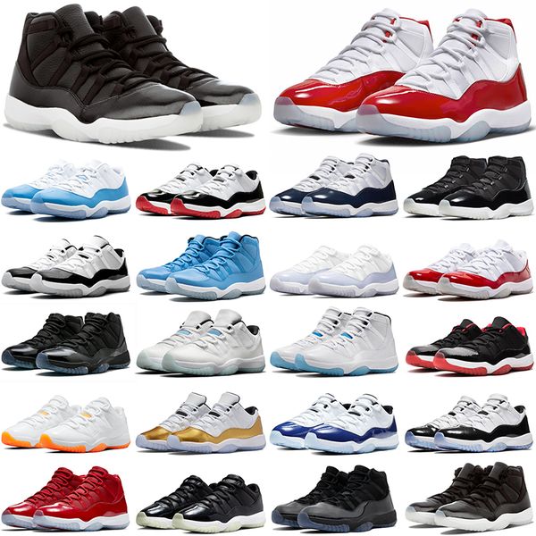 

jumpman 11s basketball shoes 11 men women midnight navy cool grey cherry space jam cap and gown white bred mens womens outdoor sports traine
