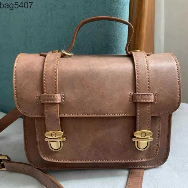 

2023 design bag stores 70% wholesale and retail new martin cambridge american one shoulder oblique straddle female postman small