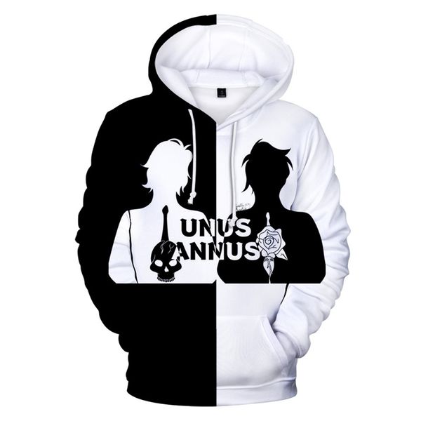 

unus annus merch hoodie sweatshirt tracksuit men women fashion pullover, Black