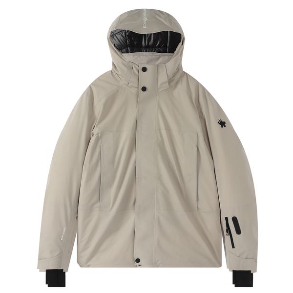 

high end outerwear down jacket winter fashion trend luxury brand outdoor leisure style # mjy2, Black