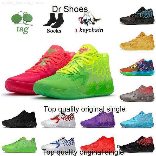 

lamelo ball shoes mb.01 lo mens trainers basketball shoe rick and morty queen city rock ridge not from here red blast unc galaxy iridescent