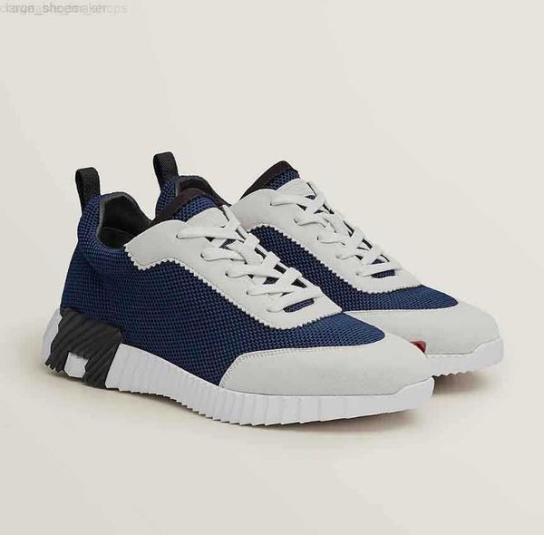 

22s new bouncing sneakers shoes for men technical canvas suede goatskin sports light sole trainers italy brands men's casual walking sh