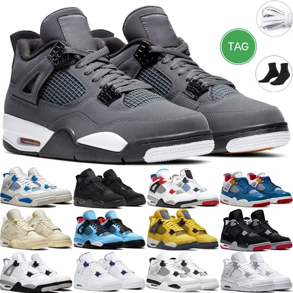 

jumpman 4 retro basketball shoes bred 4s unc black cat university blue the cactus white grey mens pure royalty mens sport sneakers eur 36-47