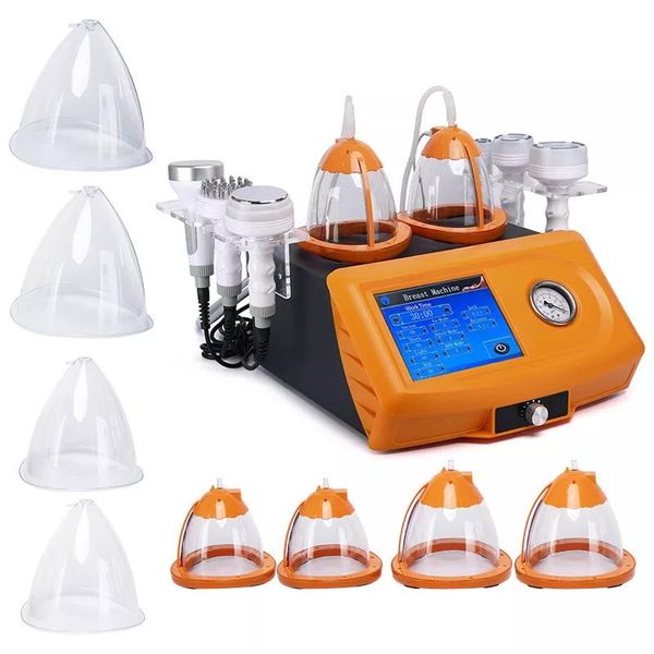 

8 in 1 body slimming bum lifting breast enlargement 80k cavitation therapy vacuum butt cupping machine vacuum bust enhancer equipment